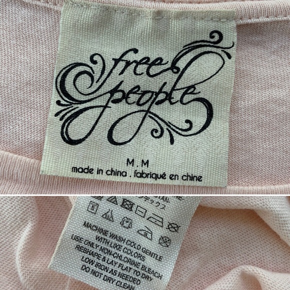 Free People Medium Pink Still Got It Mesh Top - Picture 8 of 8
